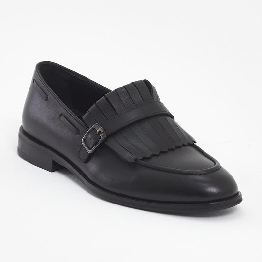 Black Kiltie Loafer