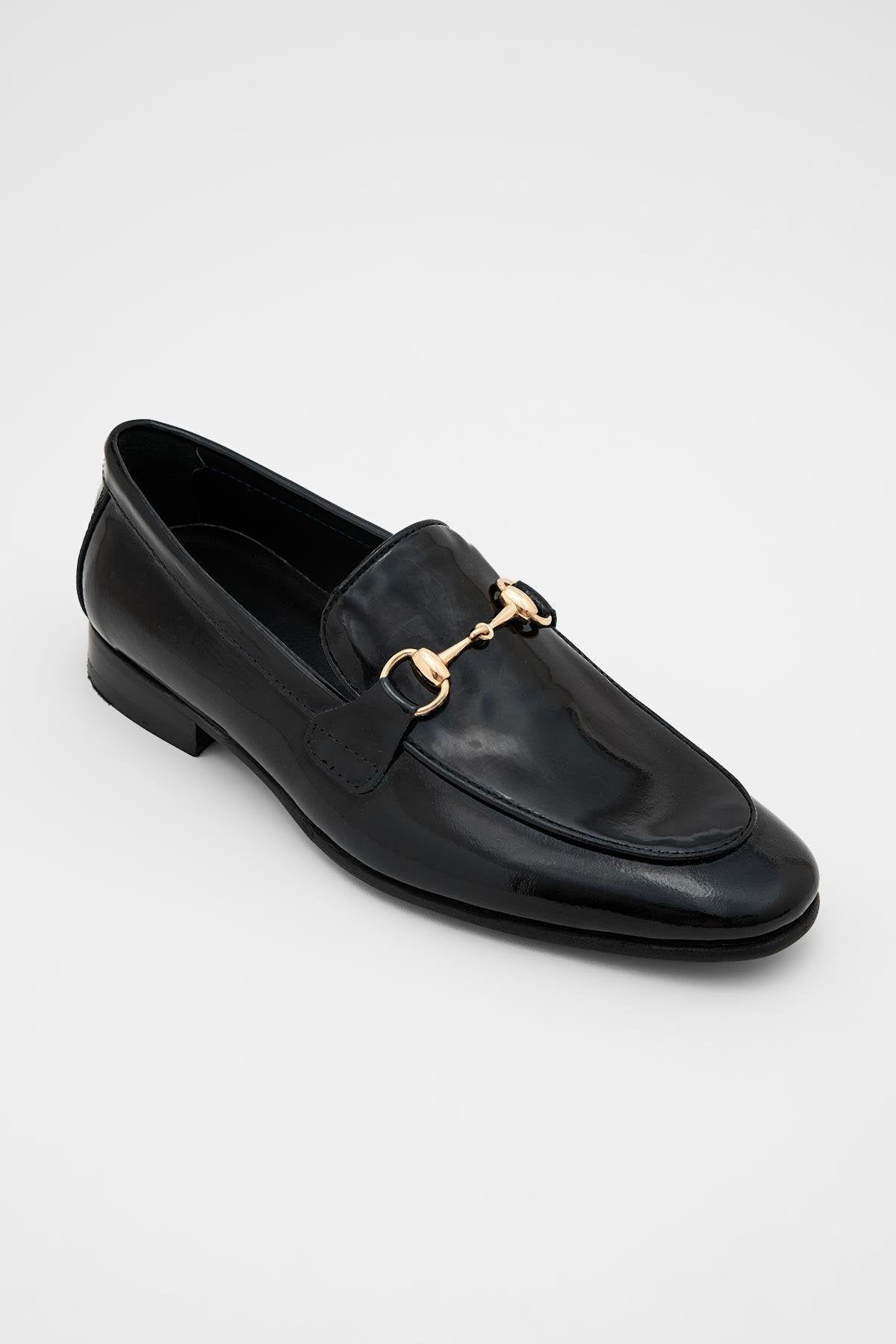 Black Patent GB Loafer