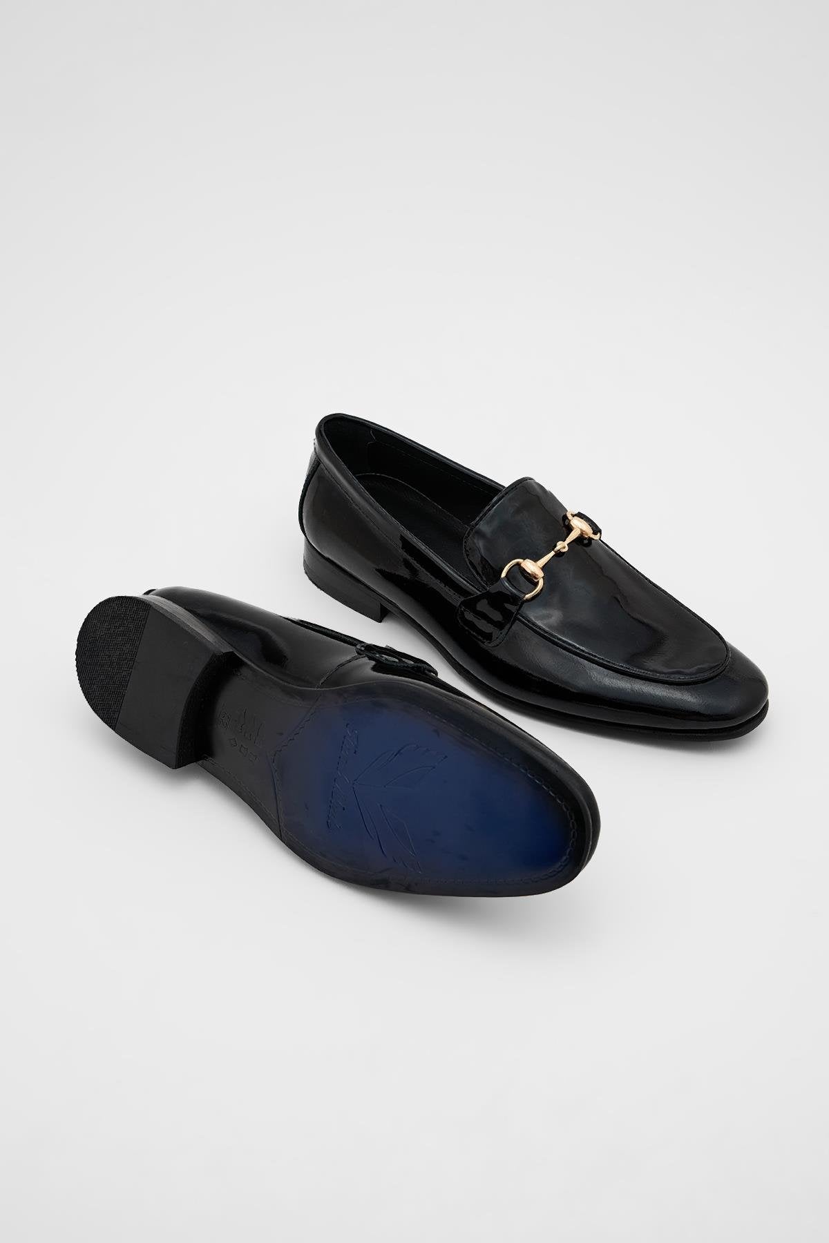 Black Patent GB Loafer