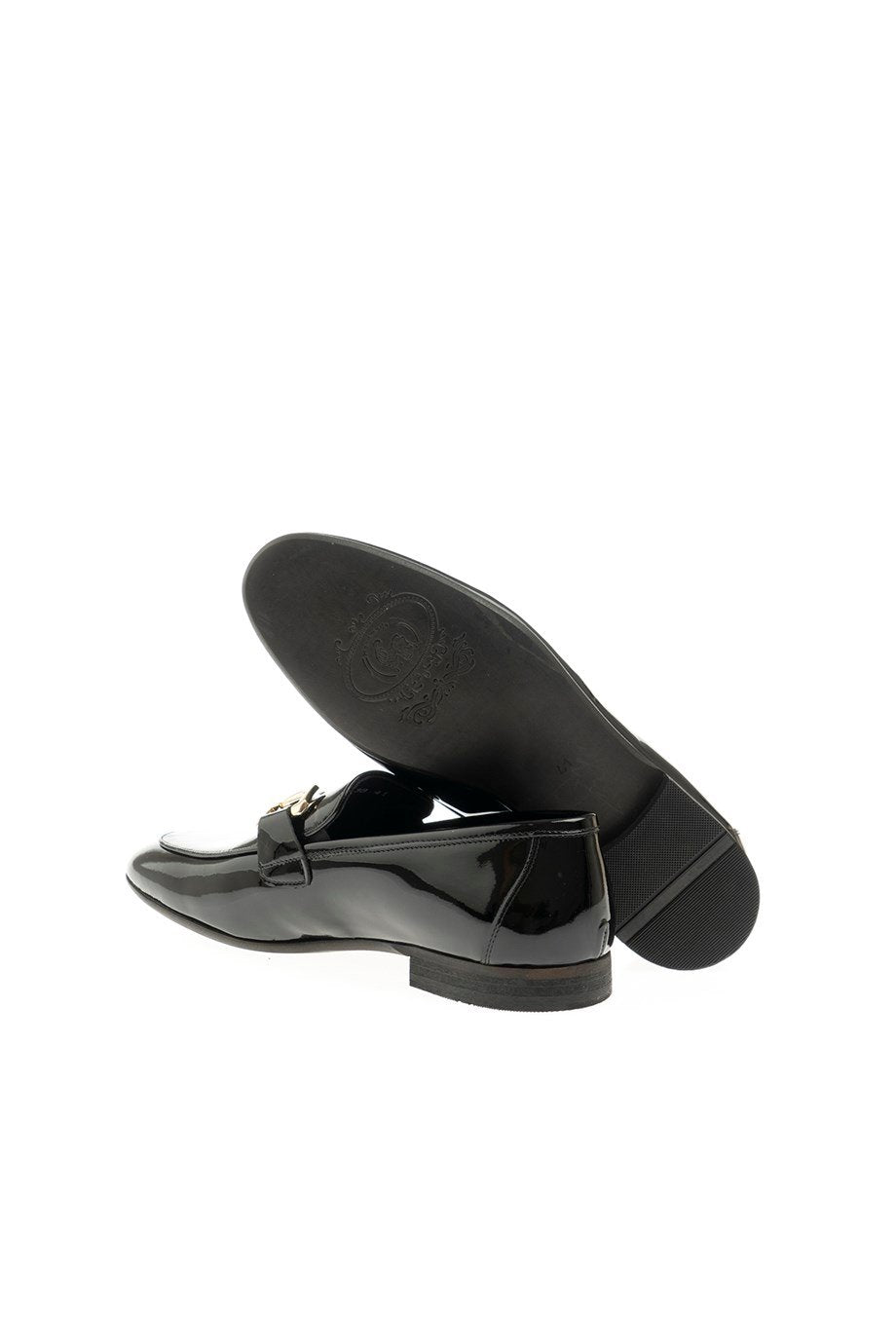 Black Patent Loafer GB