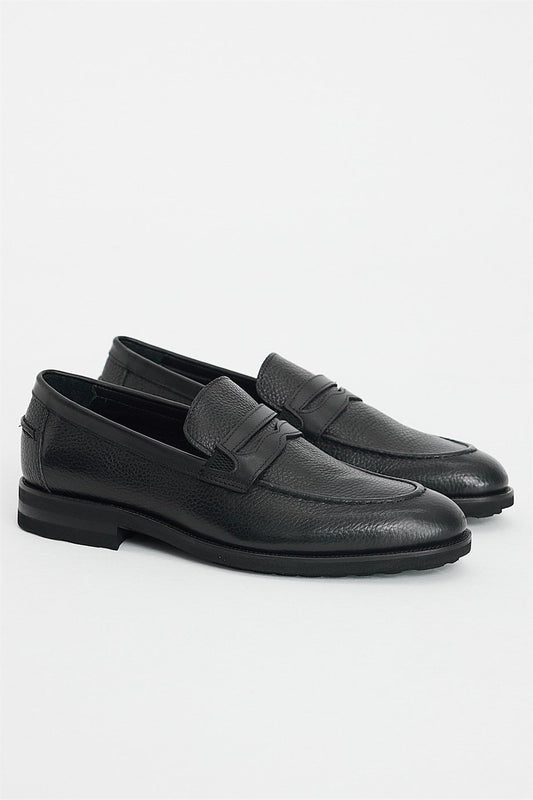 Black Eva Penny Loafer