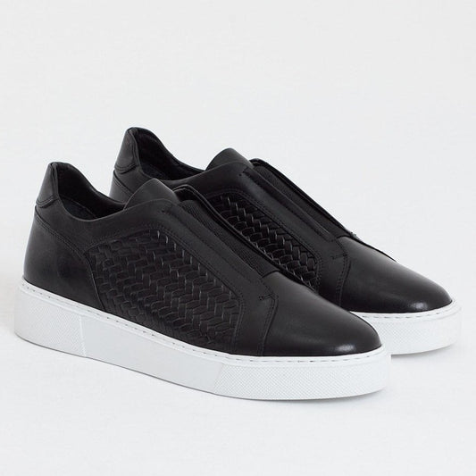 Black Knitting Sneakers-S167-1