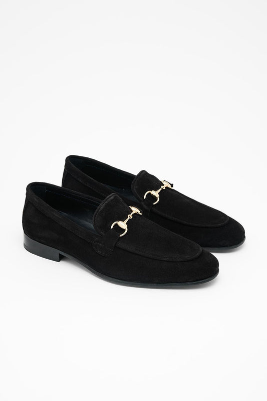 Black Suede Loafer