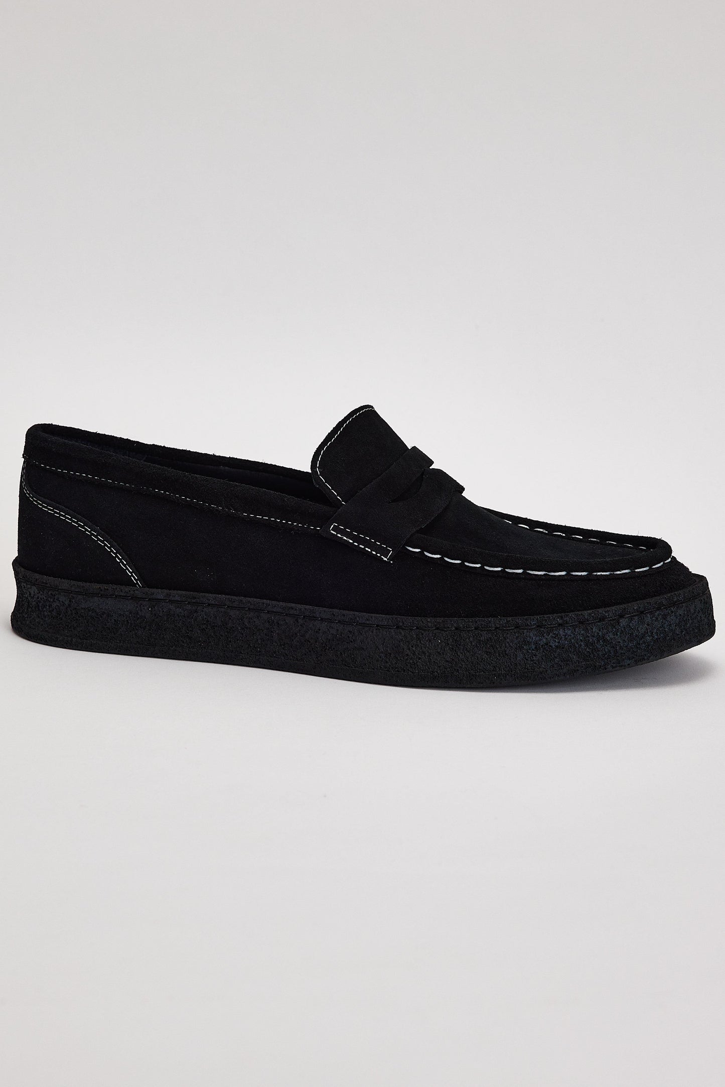 Black Suede Casual Loafer