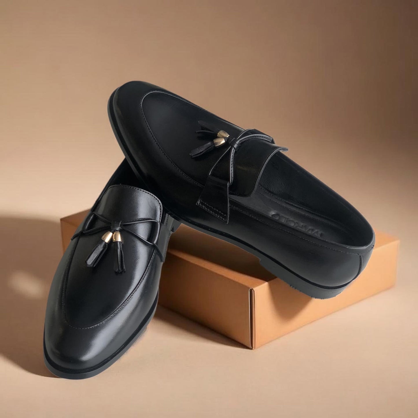 Black Tassel Loafer-AL020