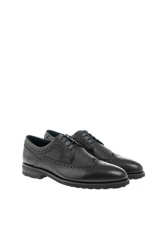 Black Wingtip Laces