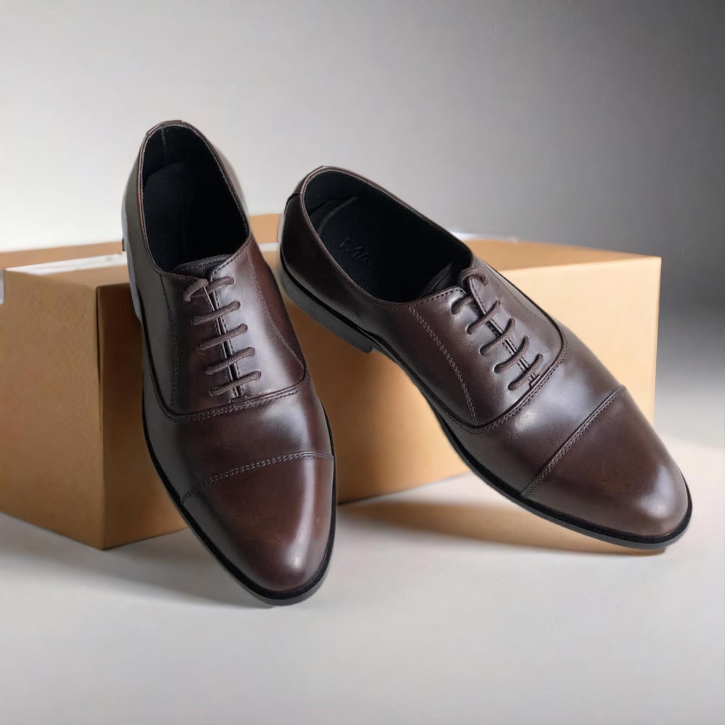 Brown Captoe Oxford-AL07