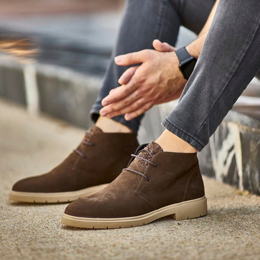 Brown Nubuck Chukka Boots