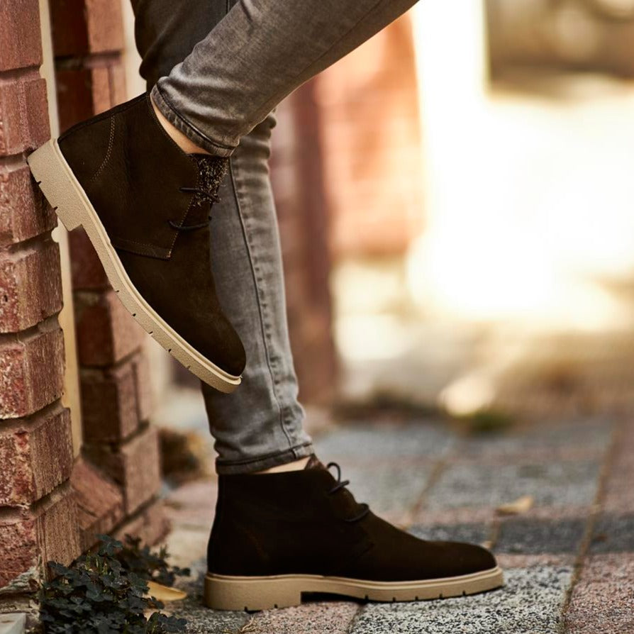 Brown Nubuck Chukka Boots