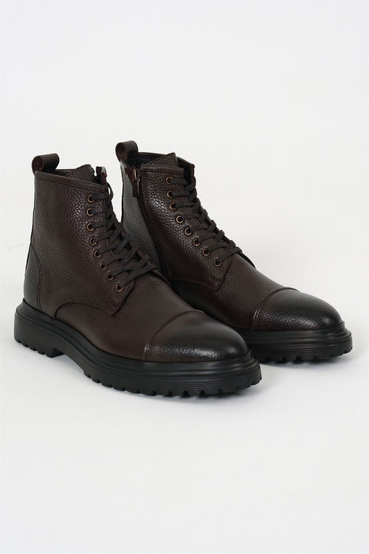 Brown Marching Boot