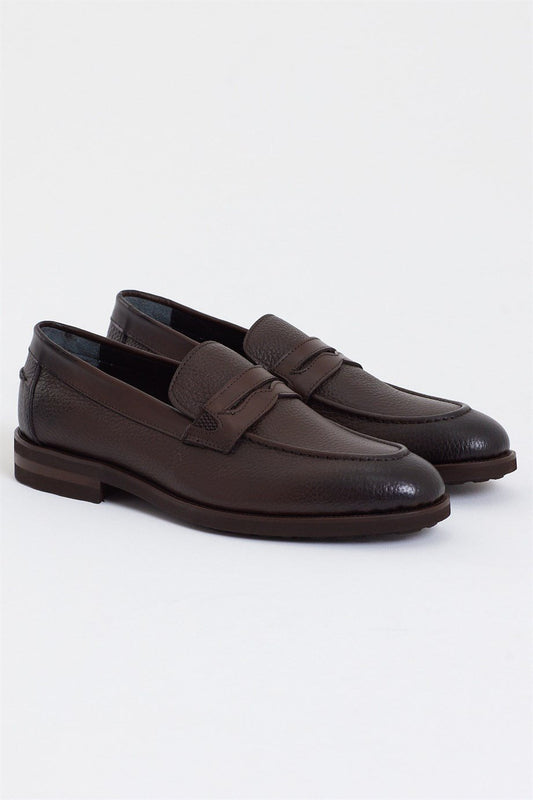 Brown Eva Penny Loafer