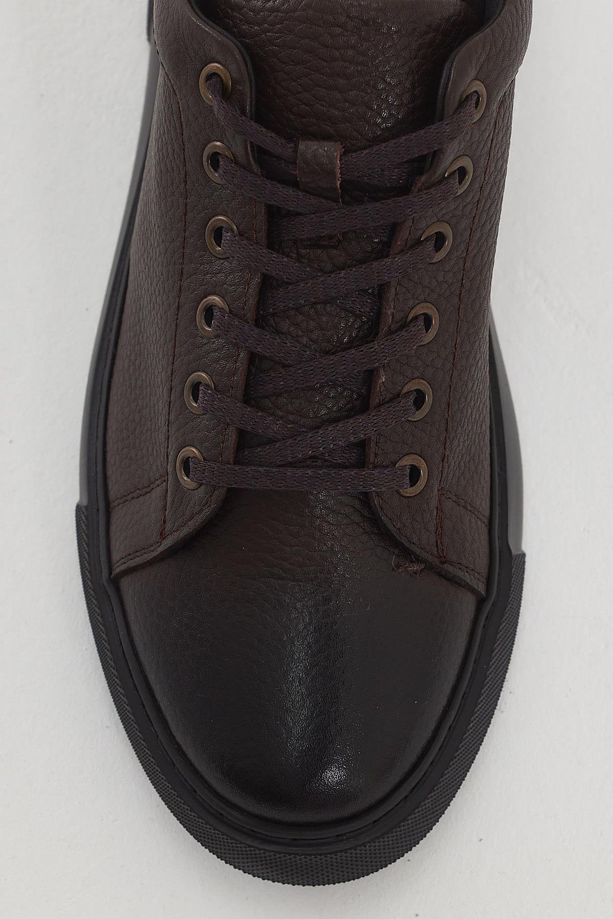 Brown Leather Sneaker