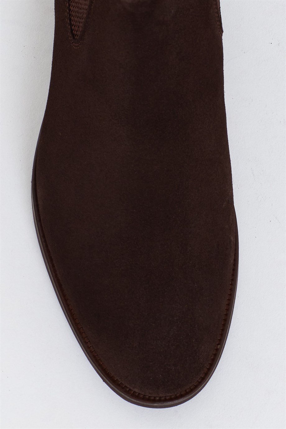 Brown Suede Chelsea Boots