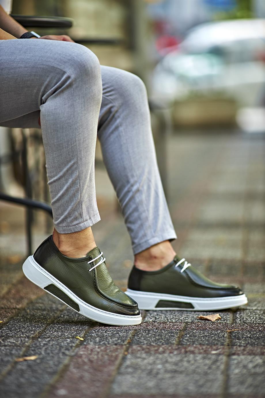 Green vizok Casual Shoes