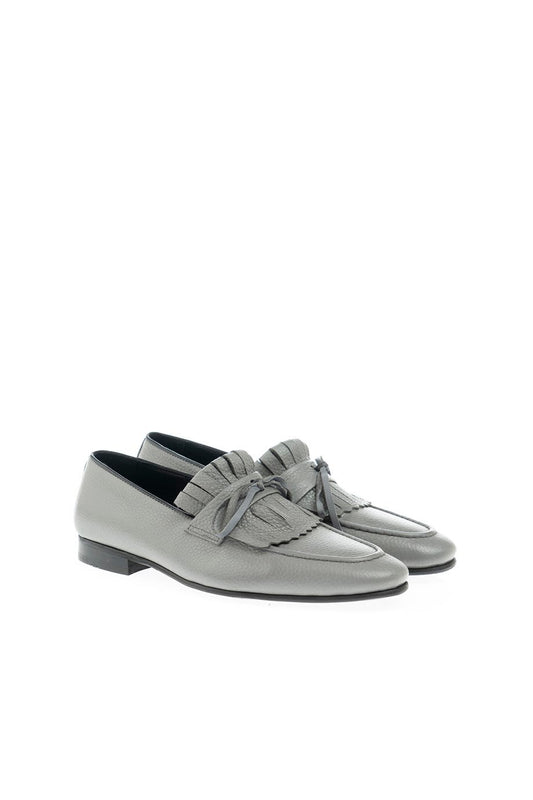 Grey Kiltie tassel Loafer