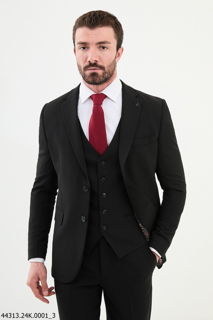 Black Slim Suit