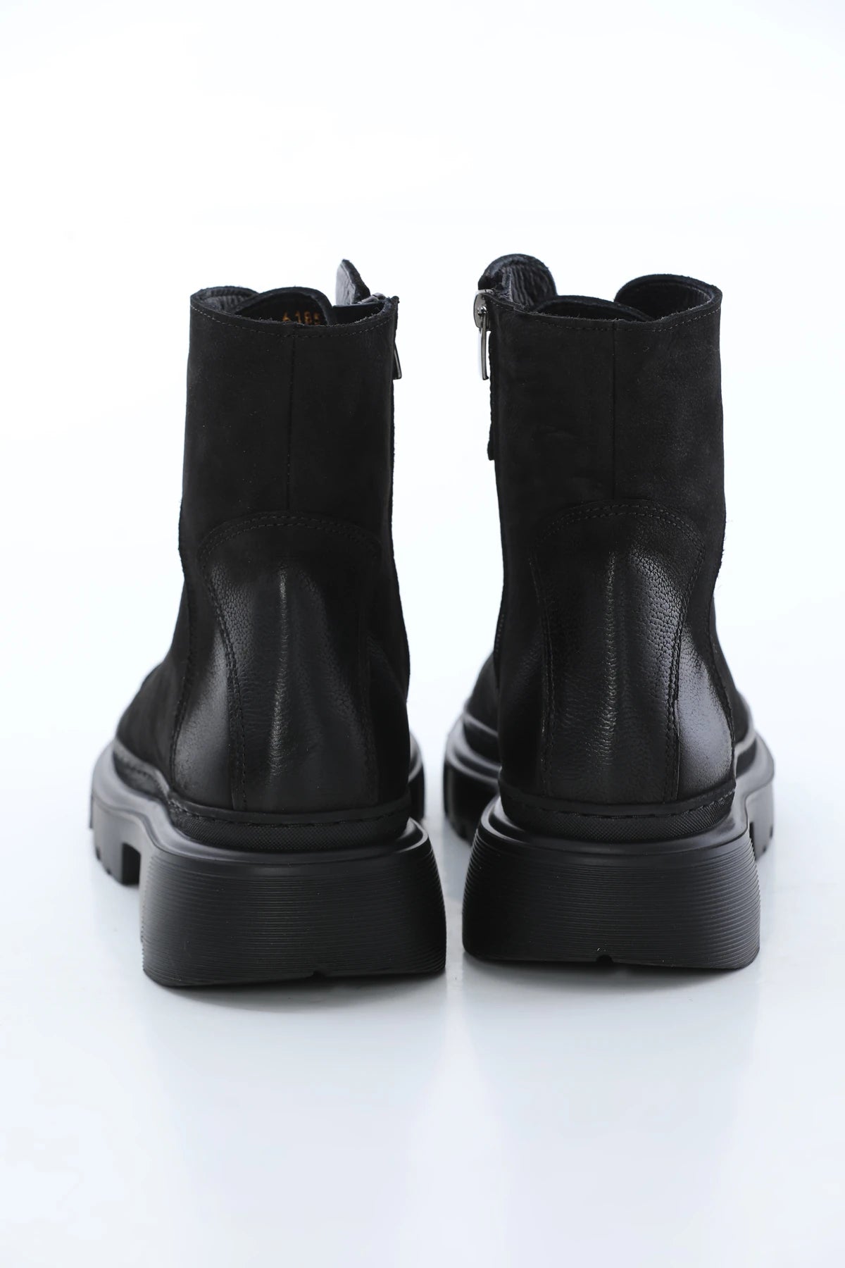 Black Nubuck Leather Boots FB-0332