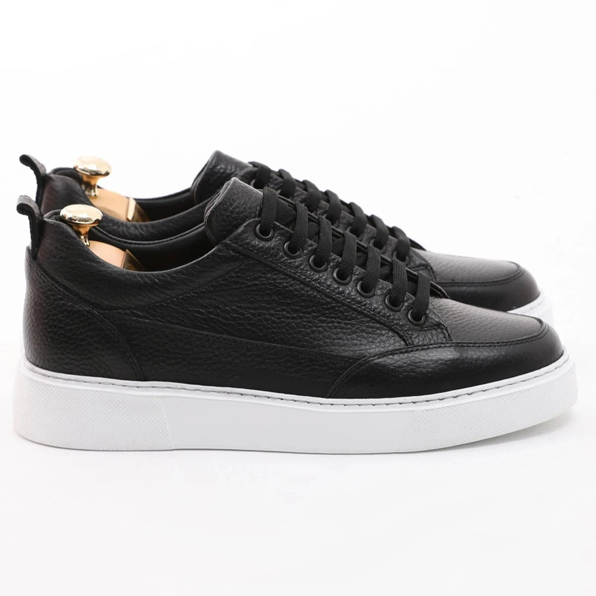 Black Milled Sneakers