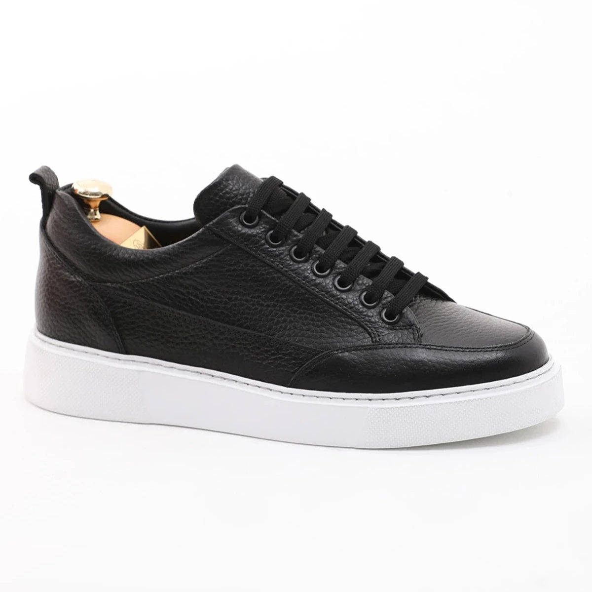 Black Milled Sneakers