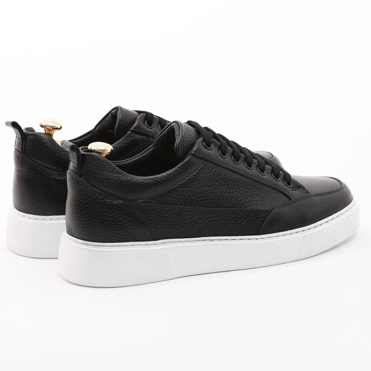 Black Milled Sneakers