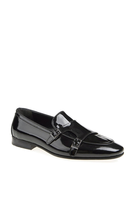 Black Patent Monk Loafer