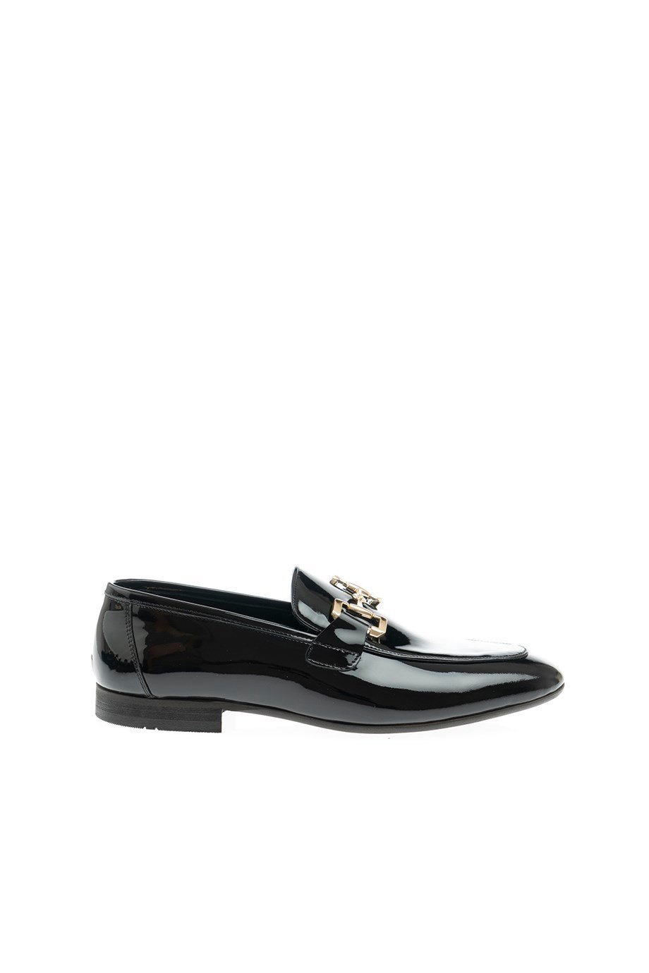 Black Patent Loafer GB