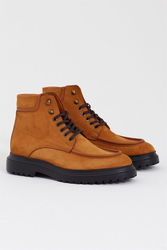 Tan Nubuck Boots