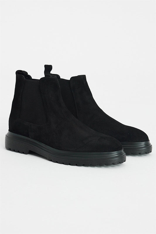 Black Suede Vizok Chelsea